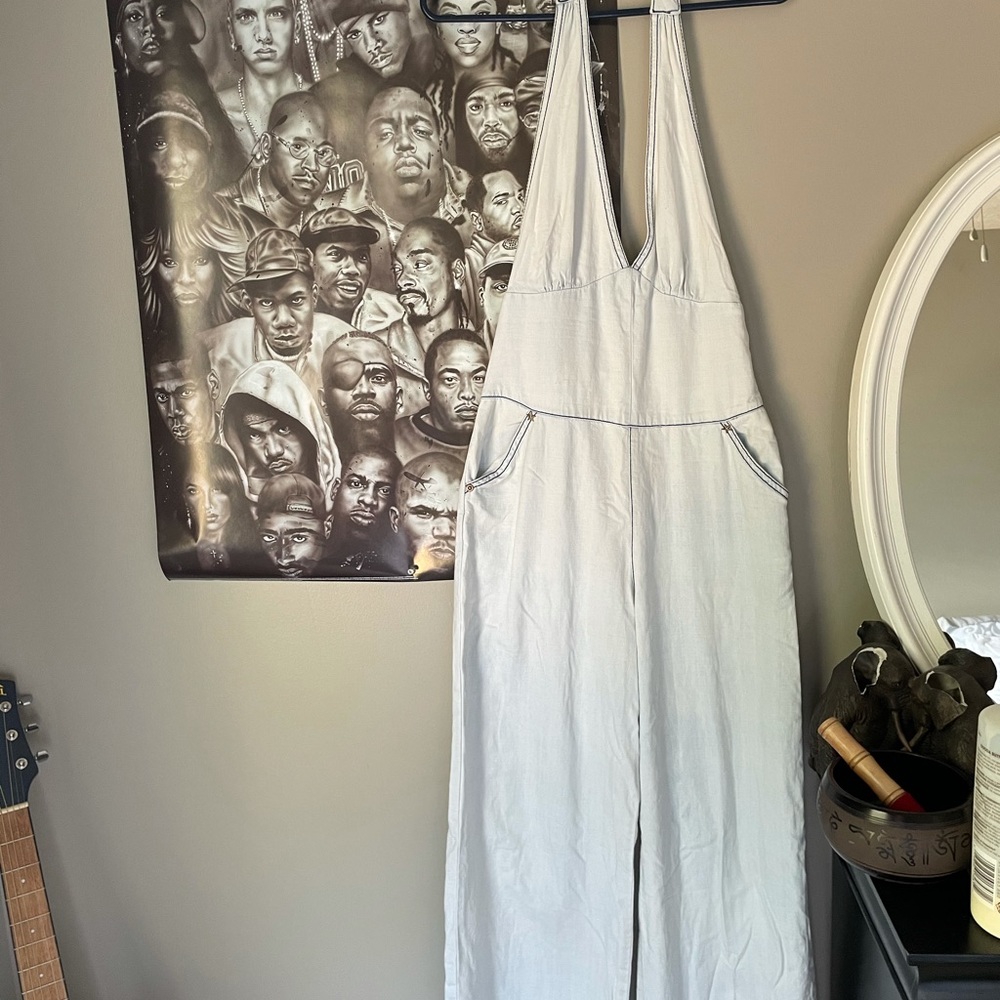 Deréon light blue jeans overall